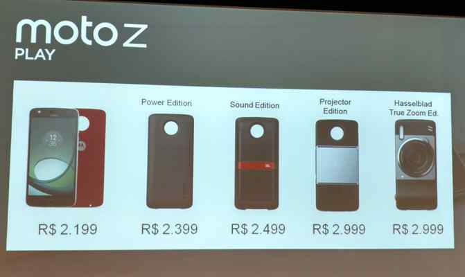 Smartphones Moto Z chegam ao país, com preços de até R$ 4 mil