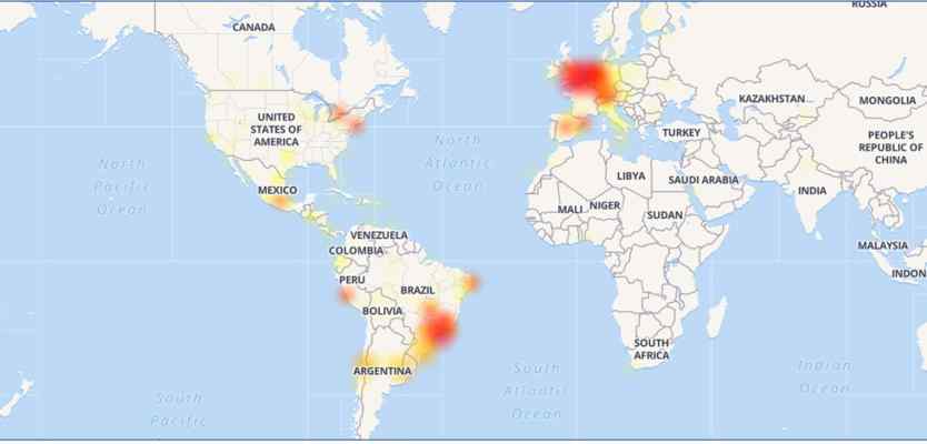 WhatsApp sai do ar em diversos países, inclusive no Brasil