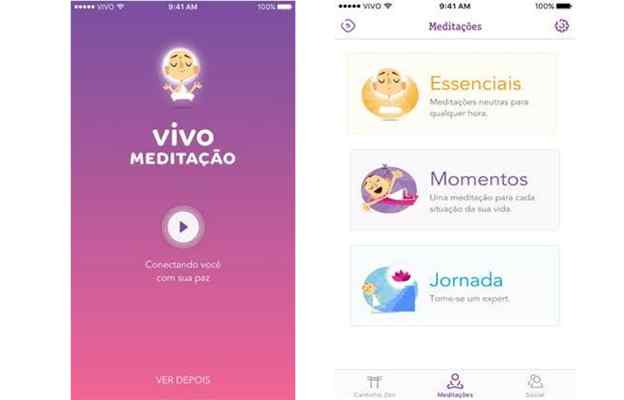 Vivo lança aplicativo de meditação